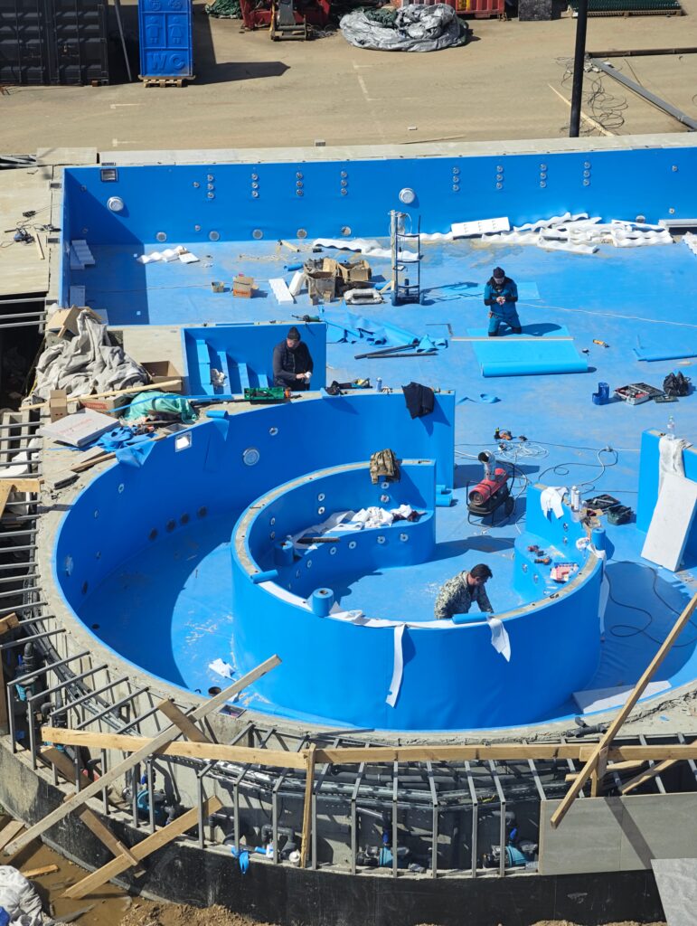 pool installation in bellville